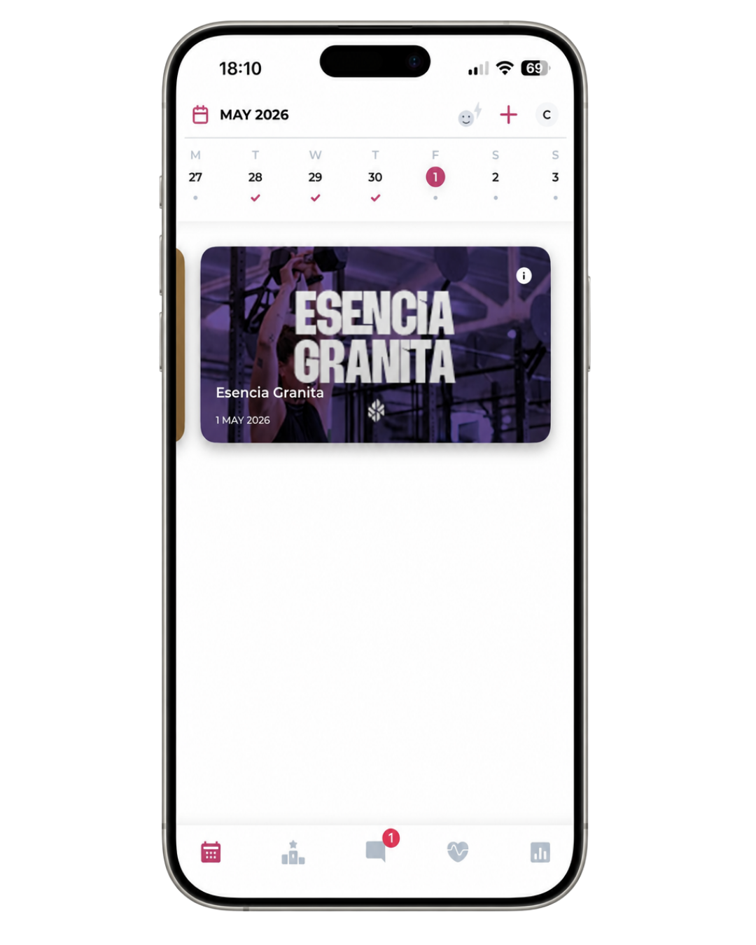 Tu entrenamiento te espera